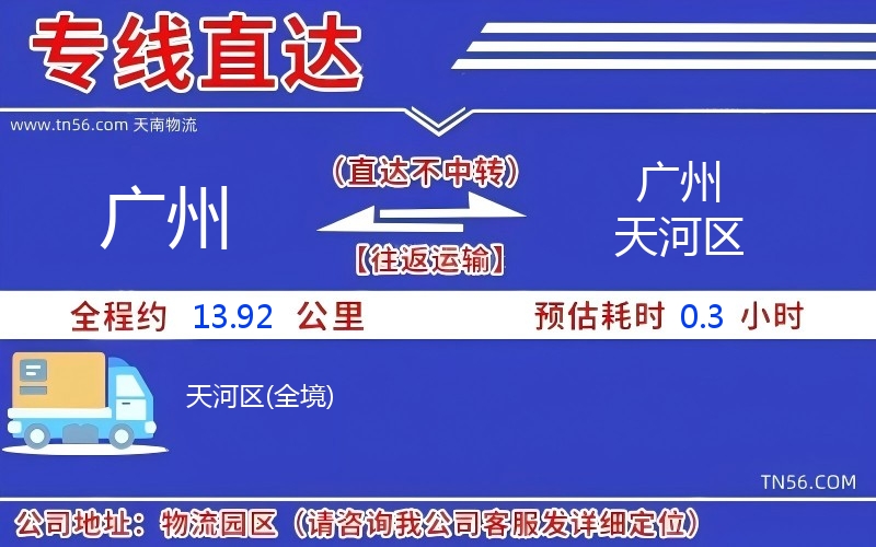 廣州到廣州天河區(qū)物流公司