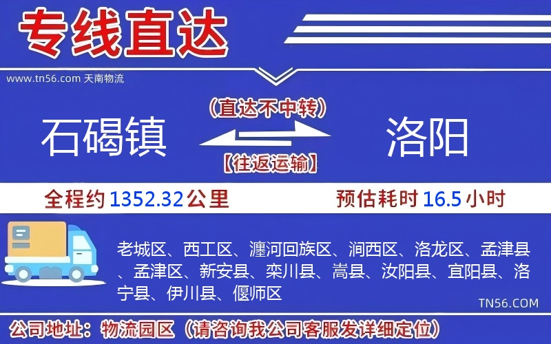 石碣鎮(zhèn)到洛陽物流公司