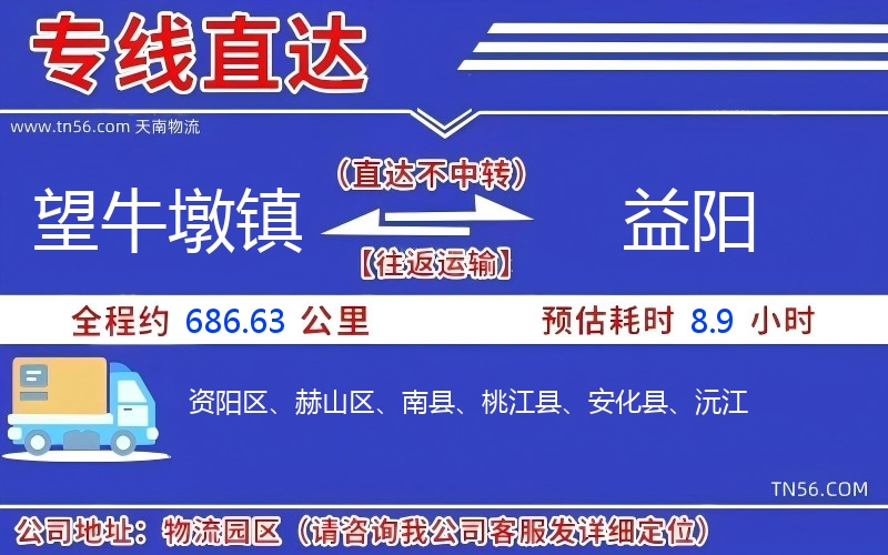 望牛墩鎮(zhèn)到益陽物流公司
